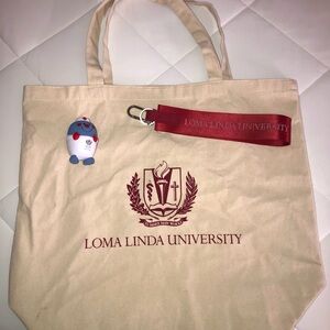 Loma Linda University Cream Tote Bag